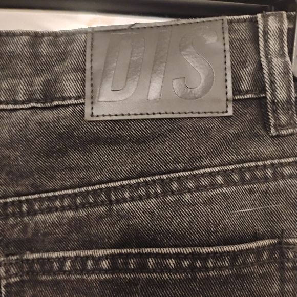 DISTURBIA Thysania Wide Leg Jeans, Size 34 - Picture 6 of 12